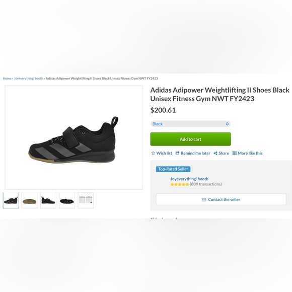 Adidas Adipower Weightlifting ll Shoes - Picture 2 of 9